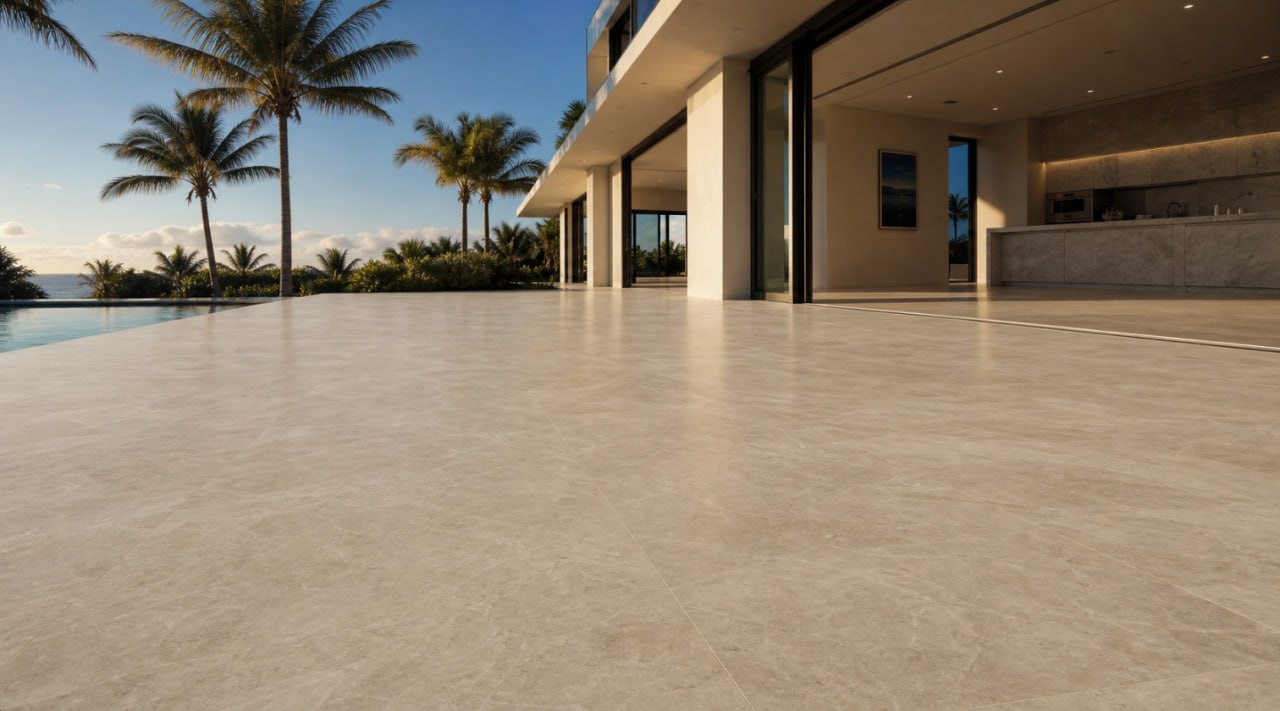 Large Format Porcelain Pavers: The Monolithic Look for Coastal South Florida