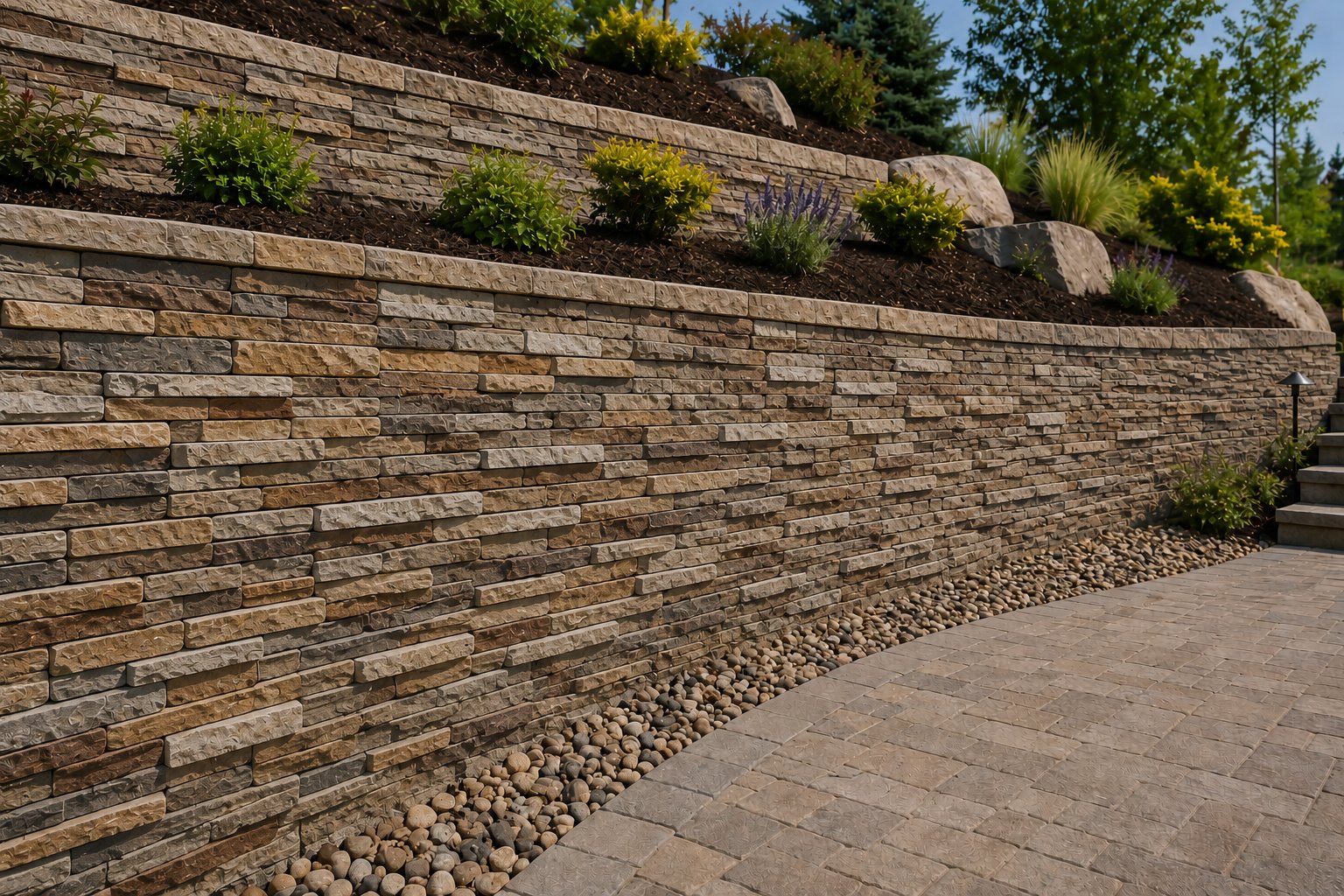 Stacked stone veneer