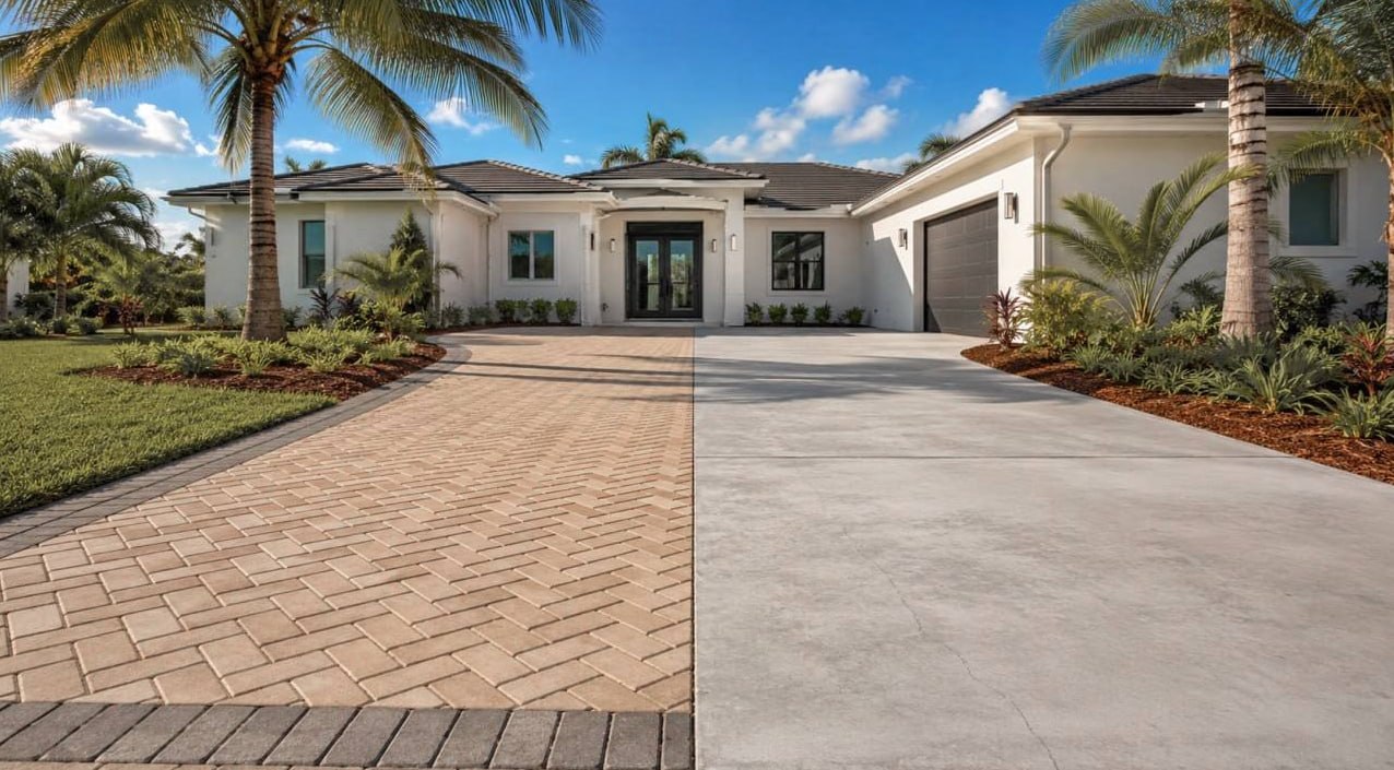Pavers vs. Concrete in South Florida: Which Is Better for Your Driveway, Patio & Pool Deck?