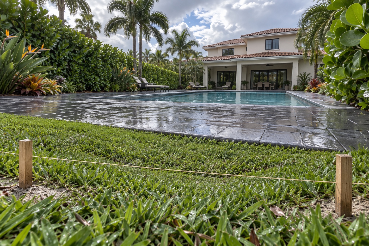Pool Deck Pavers in Jupiter: Where Will the Water Go?