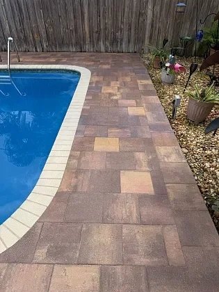 Paver driveway in Pompano Beach